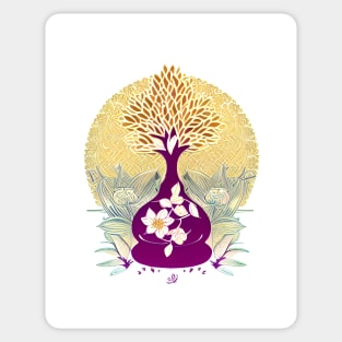 gold tree Sticker